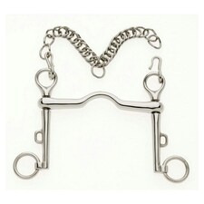 Lorina Sliding Cheek Ported Weymouth - Silver - 5.5in