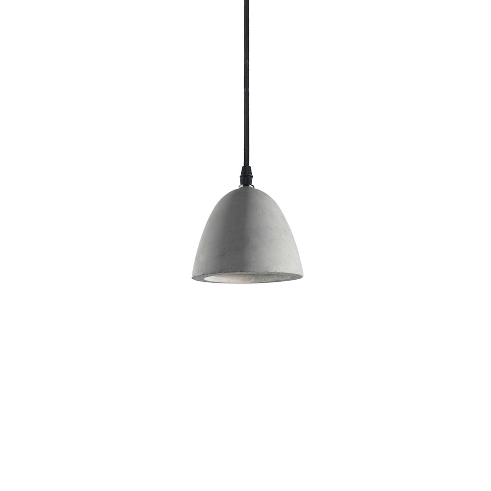 Oil 1 Light Ceiling Pendant Cement Grey, GU10