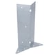 image 6 of Arris Rail Bracket Fence Post Support Galvanised 225mm Panel Repair 4PK