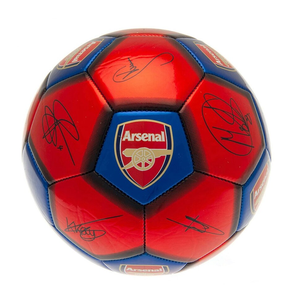 image 1 of Arsenal FC Victory Through Harmony Signature Football - Navy/Red/White - 1