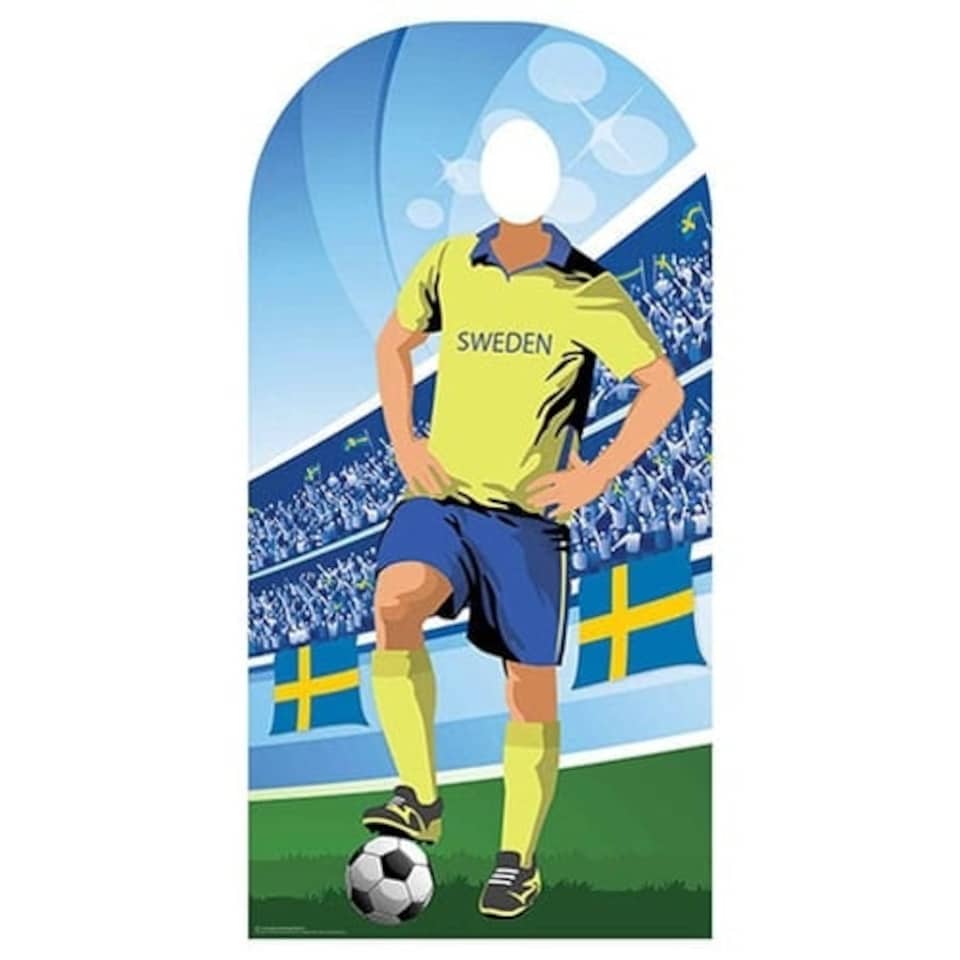 Sweden Football Stand-In Cardboard Cutout 190cm