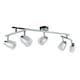 image 1 of Jacey 5 Light Chrome Ceiling Spotlight Bar
