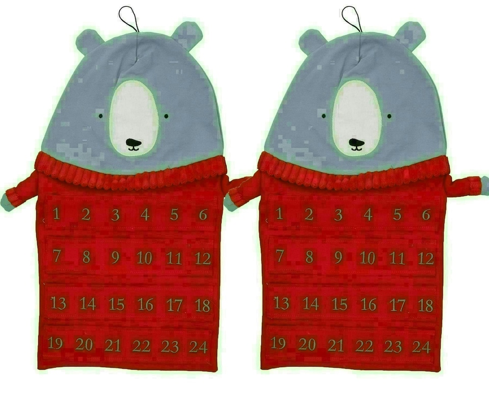 image 1 of Dog Christmas Gift Advent Calendar Snuffle Dog Toy Interactive Count Down 2PK