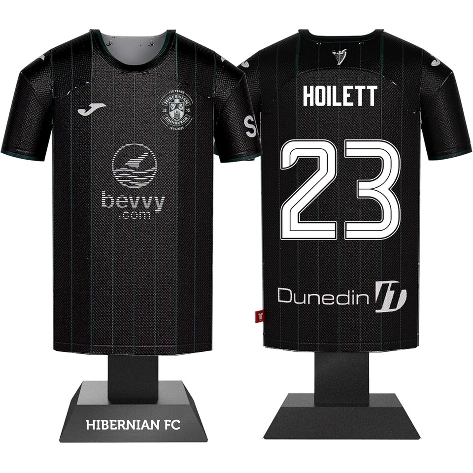 image 1 of RadStuff Metal Alloy Football Shirt - Hibernian FC Third Kit 2025/26