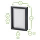 image 4 of Nicola Spring A5 (6 x 8") Photo Frames - Dark Wood/White Mount - 3D Picture Frame Box Portrait Display Case (23.5 x 17cm) Set of 5