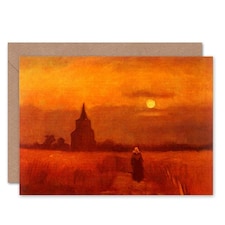 Vincent Van Gogh Old Tower In Fields 1884 Old Master Art Card
