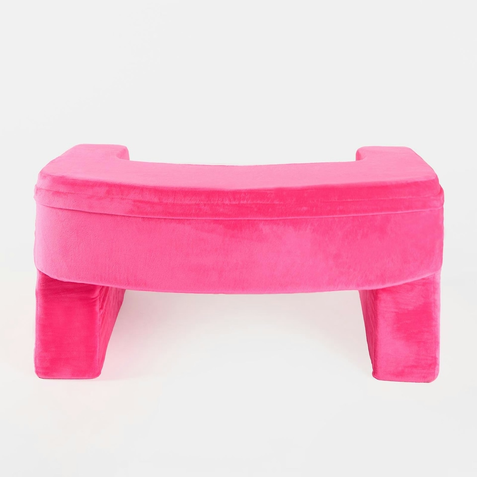 image 1 of OHS Soft Comfy Armrest Reading Laptop Gaming Bed Desk Lap Pillow With Storage Pockets | Pink | Hot | 65 x 56 x 34cm