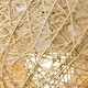 image 1 of ValueLights Bjorn Small Rattan Wicker Cream Ceiling Pendant Shade Cream