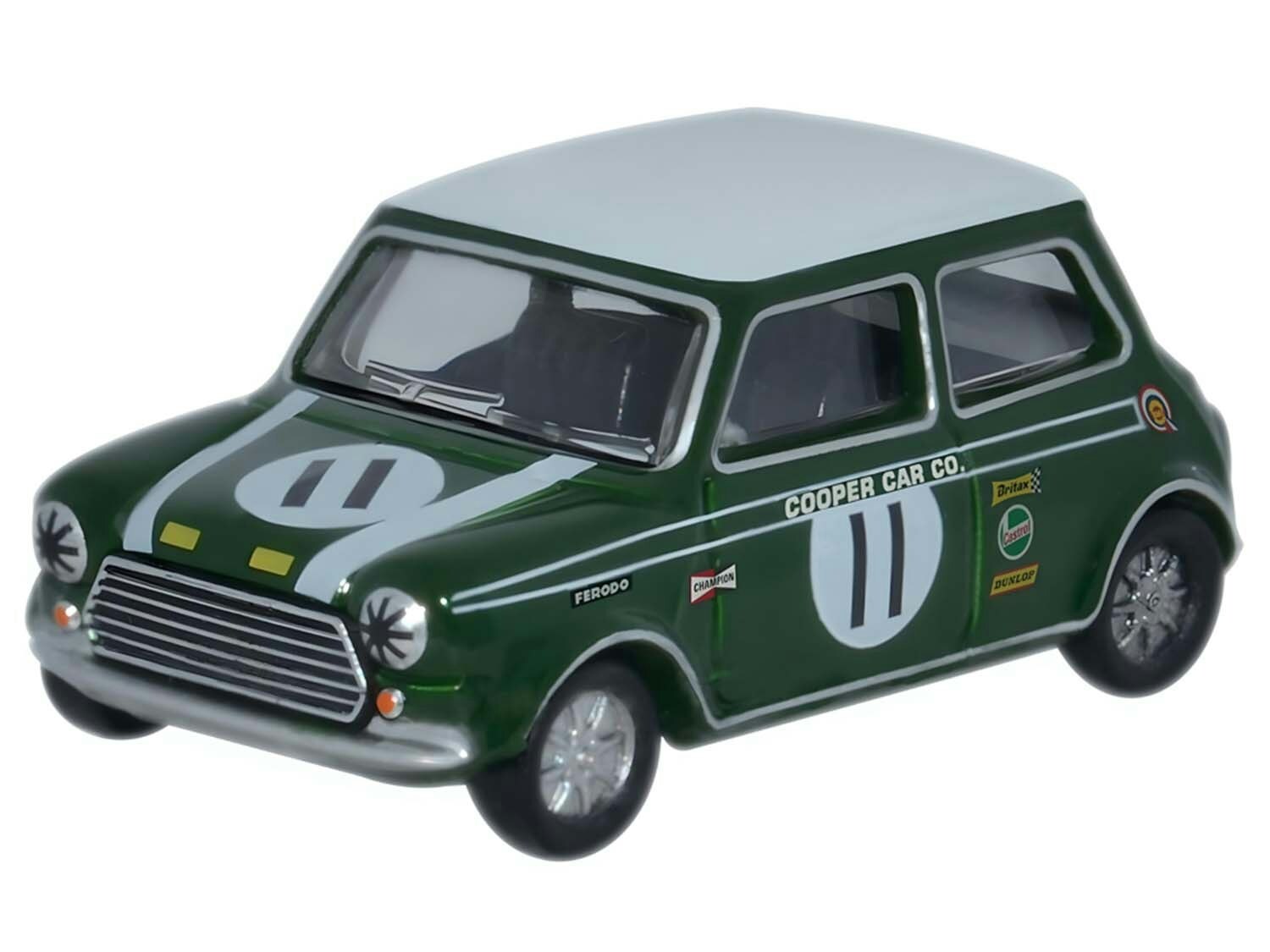 Oxford Diecast Mini Cooper S MkII John Rhodes 1968 Brands Hatch