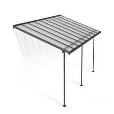 Patio Cover Sierra 3 x 5.46 Clear - Polycarbonate - L555 x W299 x H305 cm - Grey Grey