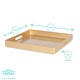 image 3 of Argon Tableware Square Serving Tray - 33cm - Black Black