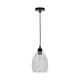 image 2 of Birch - Clear Fluted Glass Easy Fit Pendant Shade Clear