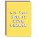 image 1 of All You Need Love Plants Fun Joke Her Funny Birthday Card