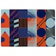 image 1 of Deconstructed postmodern inspired artwork (Rug) Blue | Large: 140x200cm