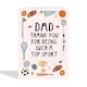 image 2 of Cute Sporty Father's Day Card