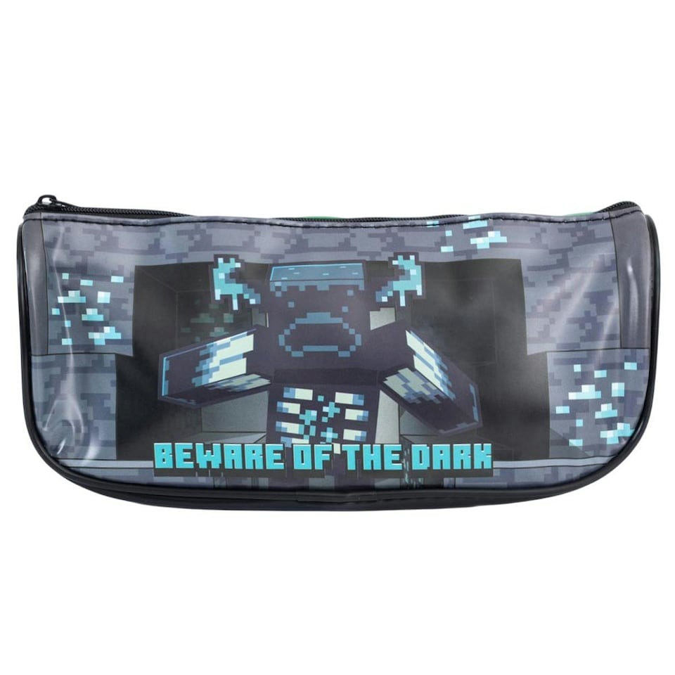 image 1 of Minecraft Beware Of The Dark Pencil Case - Multicoloured - One Size Multi