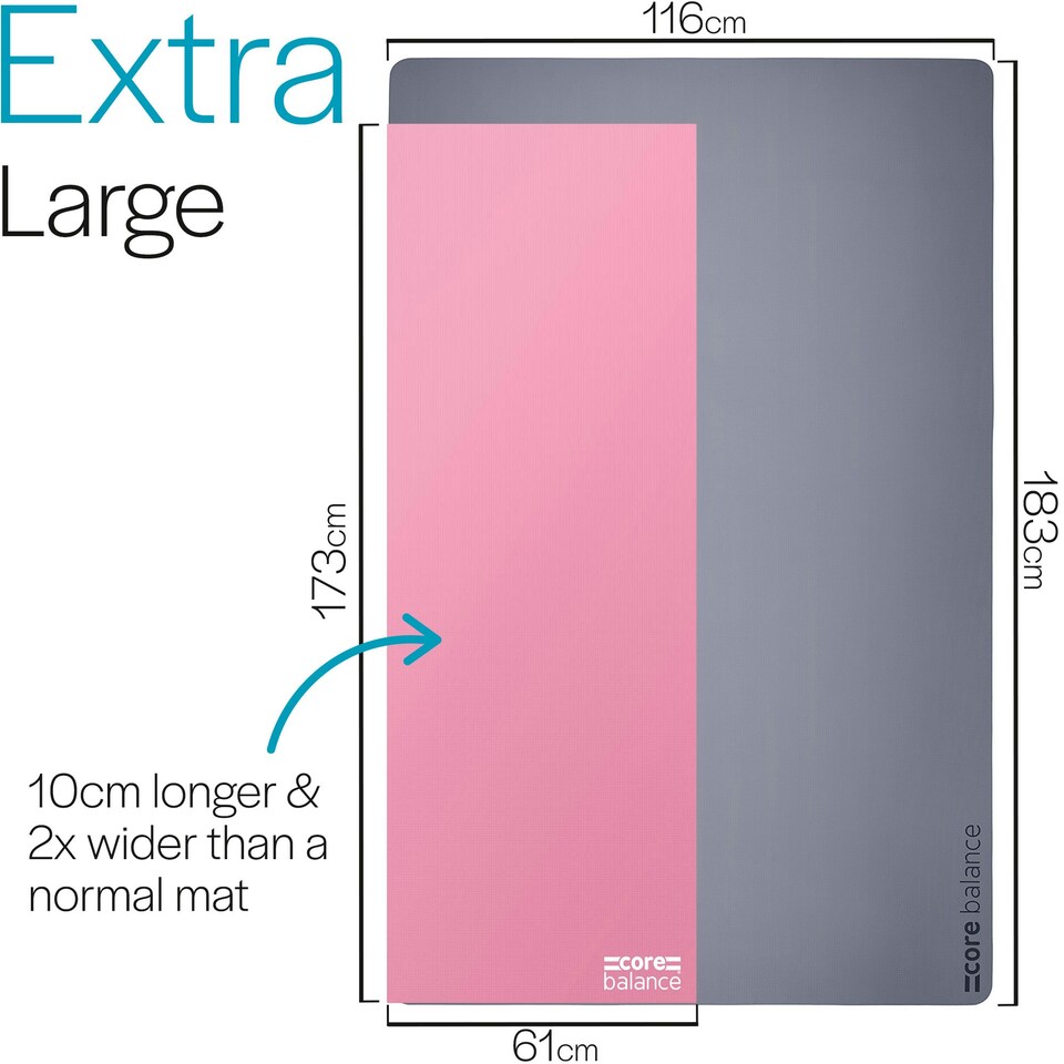 image 1 of Extra Large Exercise Mat (183cm x 116cm)