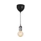 image 2 of Nordlux Avra Indoor Pendant Light Black Metal E27 Retro - Mains Powered, IP20