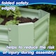 image 3 of Harbour Housewares Raised Garden Beds - 2x Anthracite Rectangular Bottomless Metal Raised Galvanised Steel Planter Box 180 x 90cm