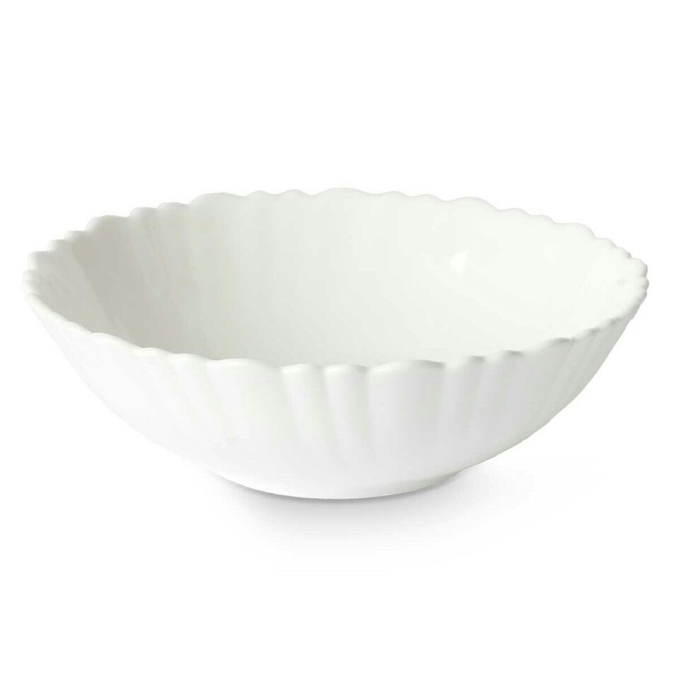 image 1 of Bowl Vivalto LSLW-60 White Opaline glass 15,5 x 5 x 15,5 cm (36 Units) N/A