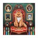 image 1 of Lisa Parker Mad About Cats Light Up Canvas - Multicoloured - 30cm x 30cm