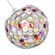 image 5 of Modern Round Globe Easy Fit Pendant Shade with Small Multi Acrylic Bead Jewels | Multi | Multi-coloured | 1