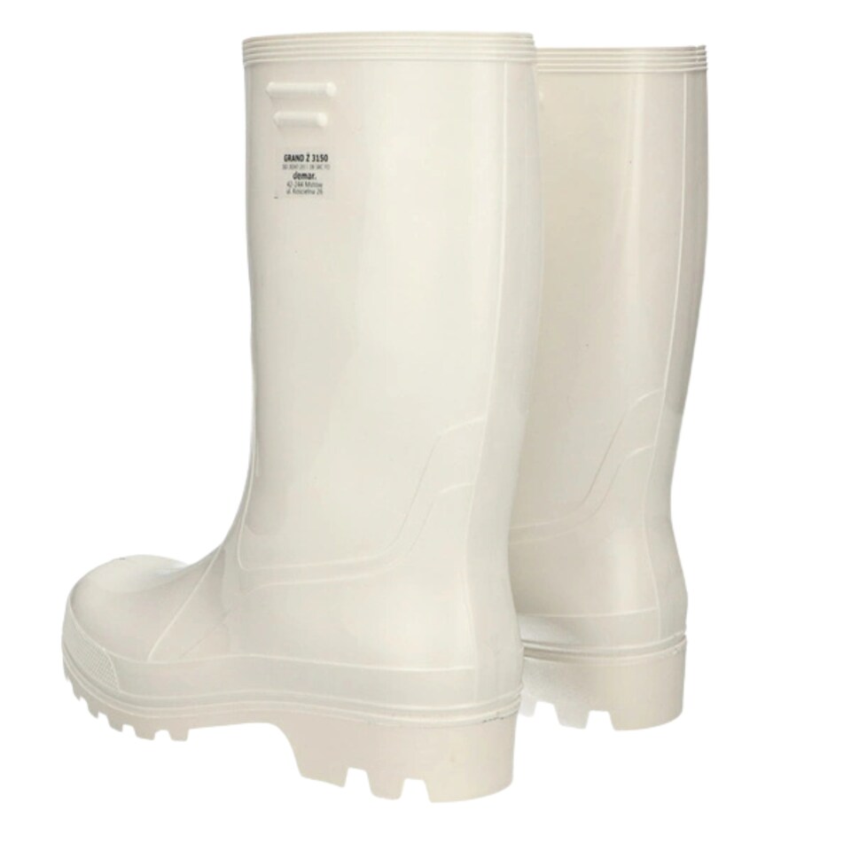 image 1 of Grand Z White Occupational PVC Wellies with OB, FO and SRC Properties, an Anatomical Form EU47