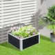 image 2 of Outsunny Garden Raised Bed Planter Grow Containers Flower Pot 60x60cm