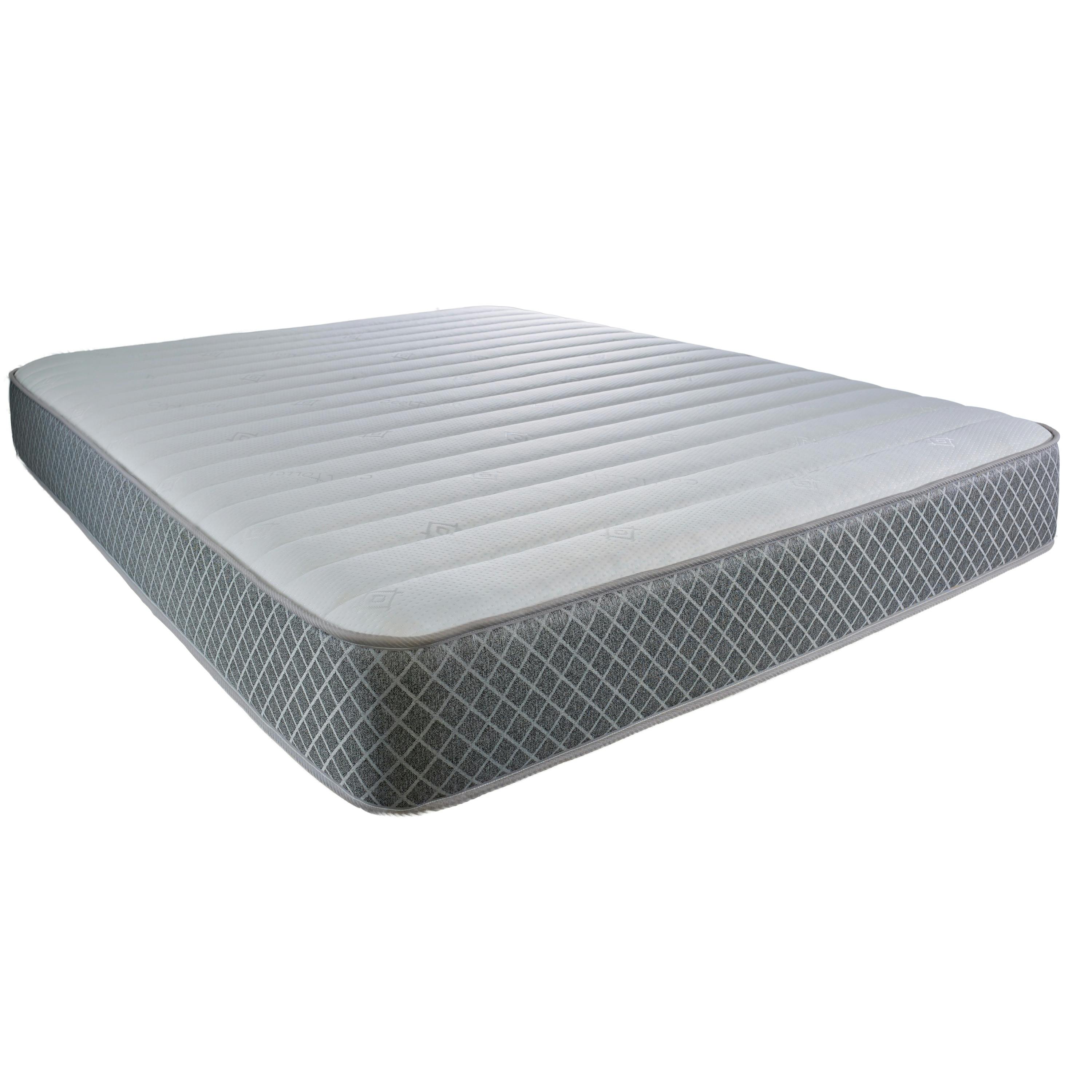 Nebraska Hybrid Mattress - Soft Feel Quilted Cool Touch Surface | Grey | Single