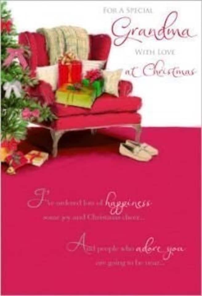 image 1 of Grandma Traditional Christmas Card
