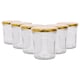 image 1 of Argon Tableware Glass Jam Jars with Lids - 310ml - Pack of 6