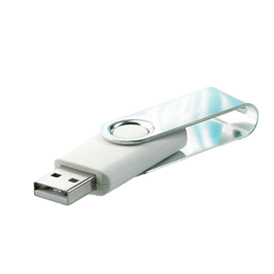 image 1 of MidOcean Techmate 8GB USB Flash Drive - White - One Size