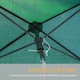 image 6 of Outsunny Aluminium Sun Umbrella Parasol Patio Rectangular 2M x 1.3M Green