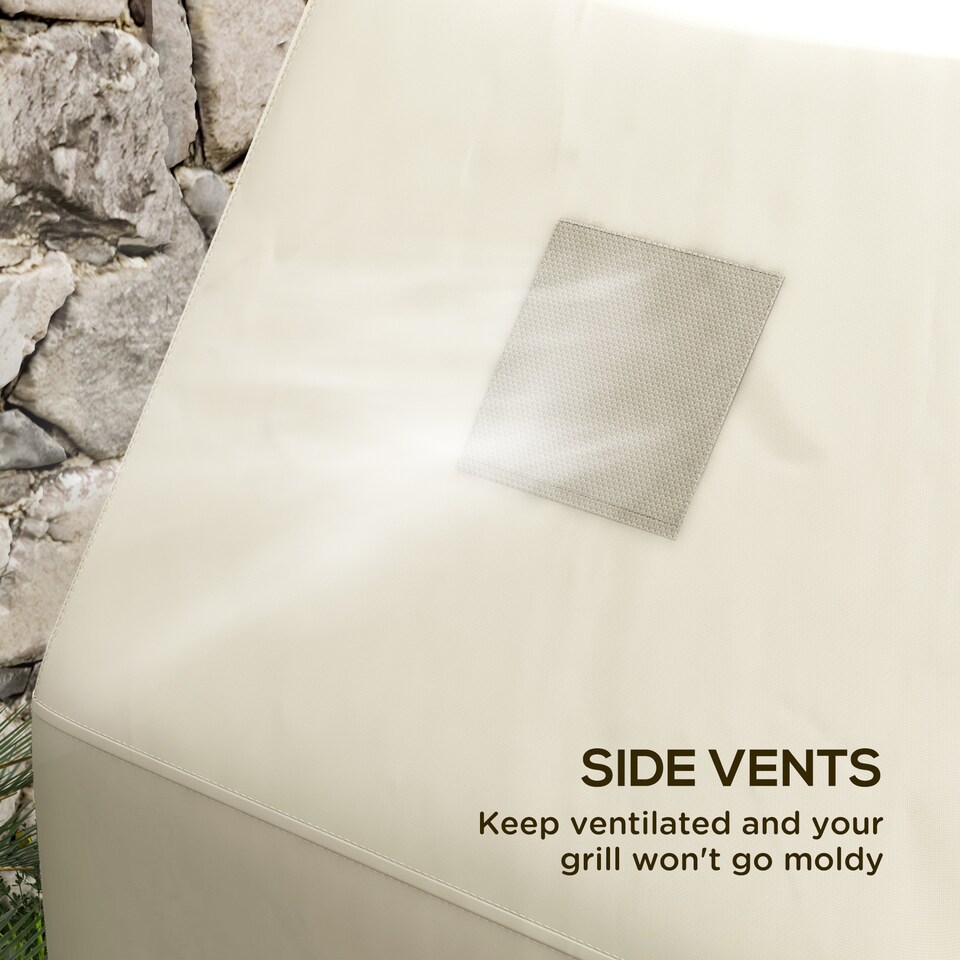 image 1 of Outsunny Barbecue Covers, Waterproof UV Protection Rip-Proof, 188 x 71 x 125cm
