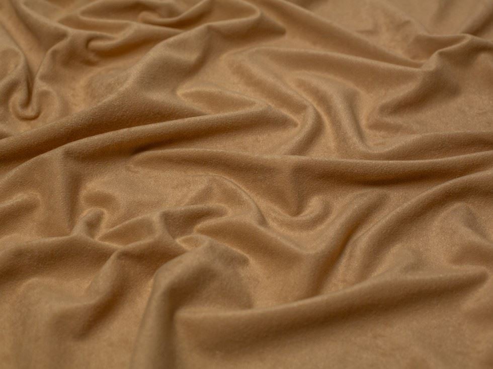 Minerva Core Range Beige Faux Suede Suedette Fabric for Dressmaking, 150cm / 59" Wide - per metre