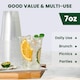 image 7 of ECONX 7oz Disposable Clear Vending Water Cooler Drinking Cups Plastic Strong Drinking Glasses 500pc