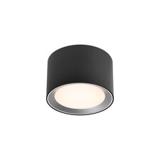 Nordlux Landon Smart Indoor Ceiling Light Black Metal Intergrated LED Smart - Mains Powered, IP44