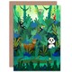image 1 of Jungle Animals Amazon Kids Birthday Child Kids Card