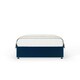 image 2 of Majestic 1000 Pocket Sprung Blue Plush Velvet Divan Set Double
