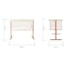 image 5 of Tutti Bambini ZiZee Essential Crib - Scandinavian Walnut/Ecru