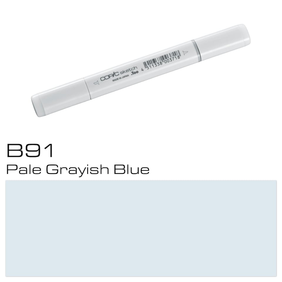 image 1 of Copic Sketch Marker, Pale Grayish Blue, Single Pen