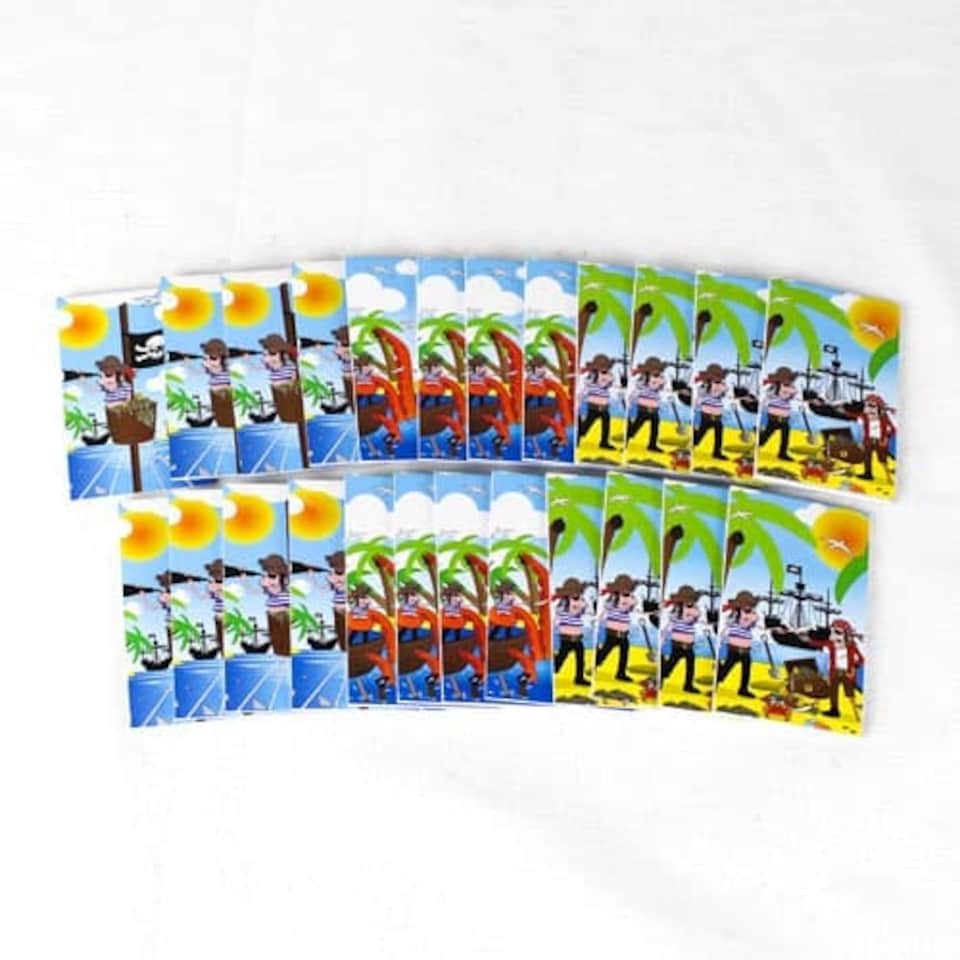 Assorted Mini Pirate Notebooks - Pack of 24