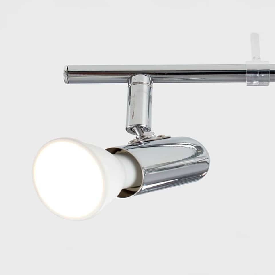 image 1 of ValueLights Consul 8 Way Flexi Z Spotlight Chrome | Chrome