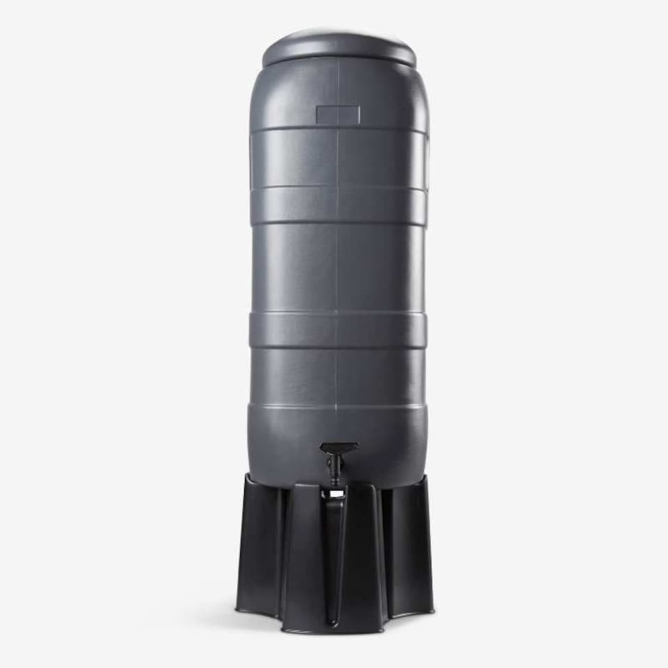 image 1 of Mini Rainsaver 100 Litre Grey Water Butt Kit | Grey | Anthracite | 100 L | 1