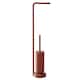 image 1 of COSMIC Toilet brush with toilet roll holder, Terracotta, GEYSER Collection