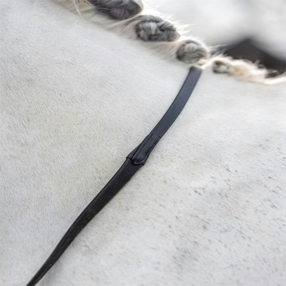 image 1 of LeMieux Kris Extreme Rubber Reins Black | Pony