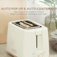 image 5 of HOMCOM Kettle and Toaster Set 1.7L Kettle & 2 Slice Toaster Set Beige