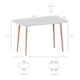 image 4 of Vida Designs Batley 4 Seater Square Dining Table, White