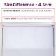 image 2 of 110cm Wide Daylight Roller Blind 165cm Drop | White | White