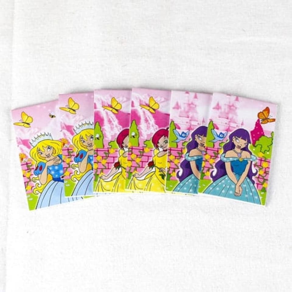Assorted Princess Mini Notebooks - Pack of 6